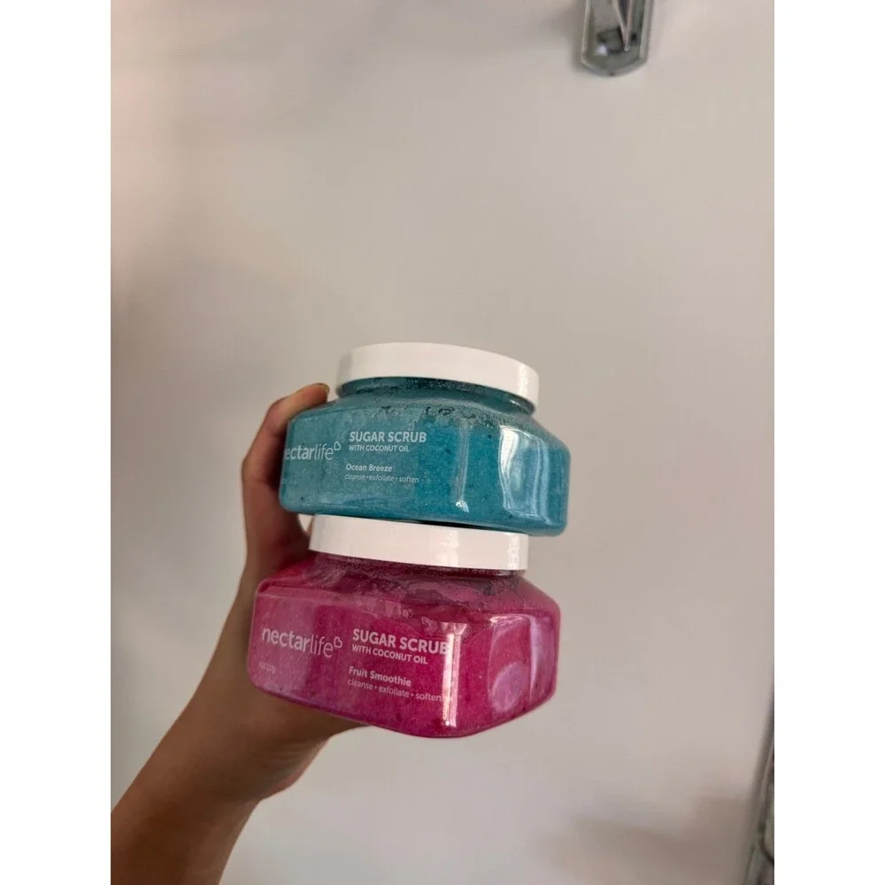 Nectarlife Sugar Scrub with Coconut Oil - 2 Jars